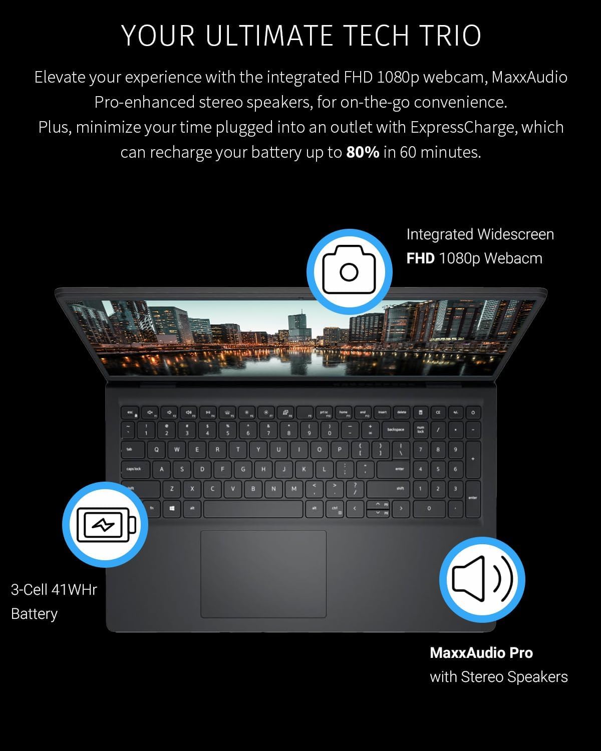 Amazon.com: Dell Inspiron Laptop, 15.6